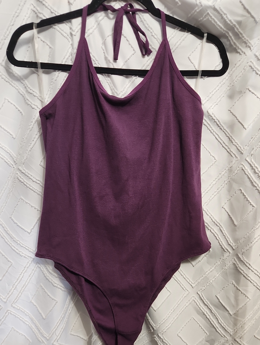 ❤️❤️   bp Plum Halter Bodysuit Pit 22